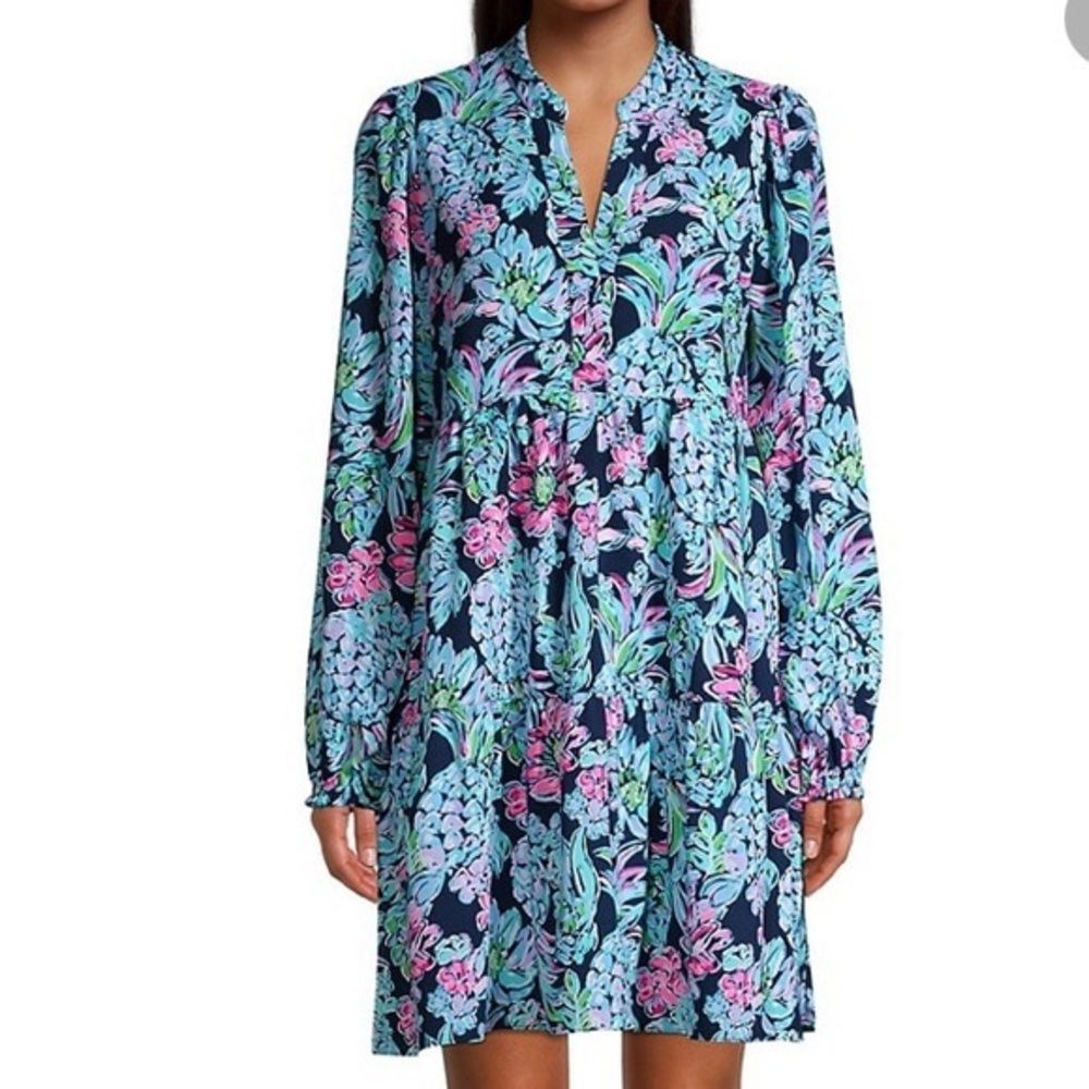 LILLY PULITZER | Winona Pineapple Paradise Swing Dress M 🍍